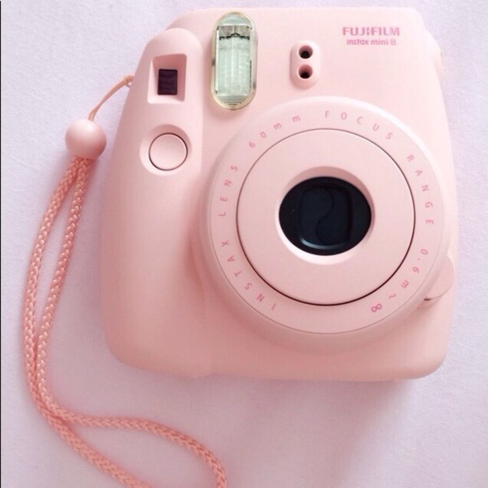 baby pink instax mini 8 instax fugi polaroid
